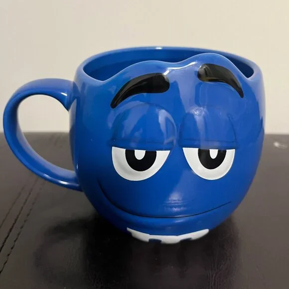 2013 M&M's World Blue Character 3D Mug EUC - Picture 1 of 7